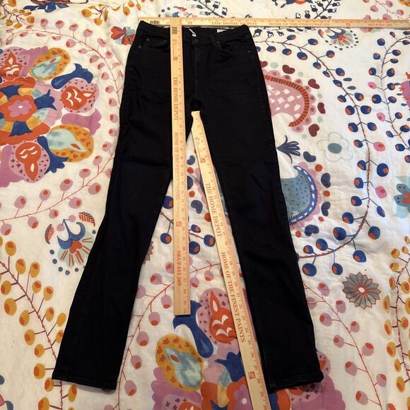 Rag & Bone Justine Skinny Black Denim High Rise  Stretch Jeans USA | Women's 29 - Picture 9 of 11